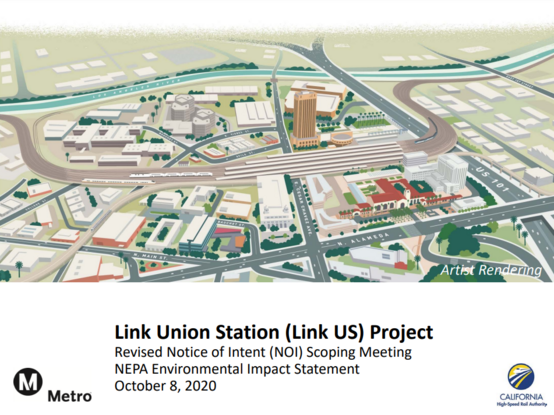 Link Union Station project graphic