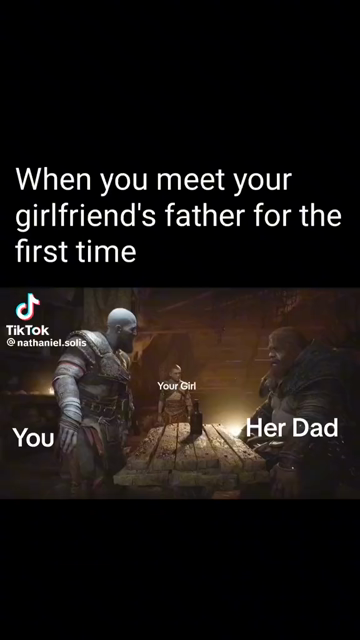 When you meet your girlfriend's father for the first time