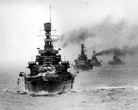 British Atlantic Fleet on exercise in the late 1920s. By Underwood &amp; Underwood - Official U.S. Navy photo NH 57183 from the U.S. Navy Naval History and Heritage Command, Public Domain, https://commons.wikimedia.org/w/index.php?curid=293501