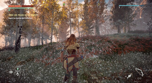 Captura de pantalla del videojuego Horizon Zero Dawn