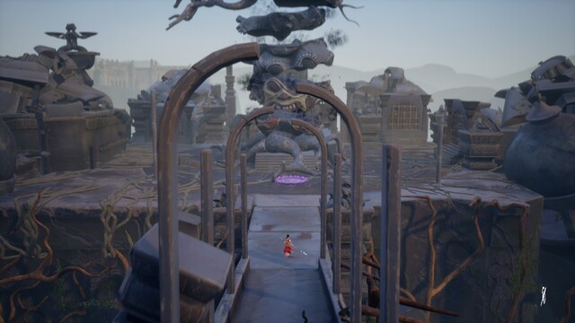 Captura de pantalla del videojuego Raji: Prologue