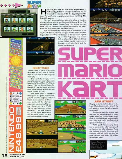 Review for Super Mario Kart on Super Nintendo from Super Action 2 - November 1992 (UK)

score: 94%