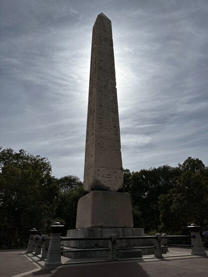 The Egyptian Obelisk in NY’s Central Park.