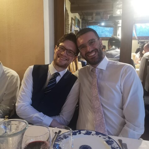 My favourite picture of me and Richard at the wedding dinner