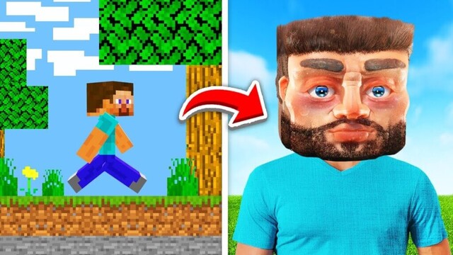 Minecraft but From 2D to 5D...