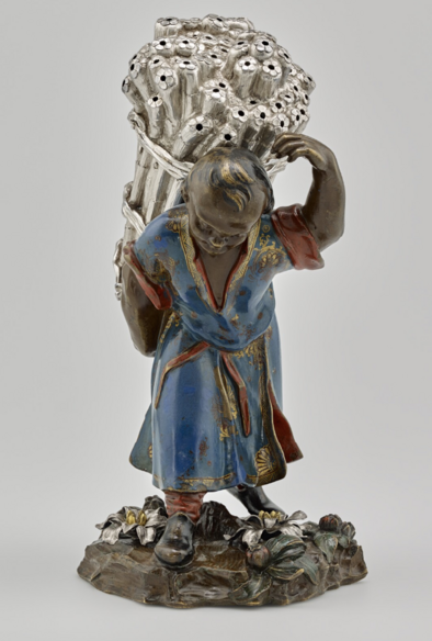 image of an 18th century decorative figure at the Getty Museum