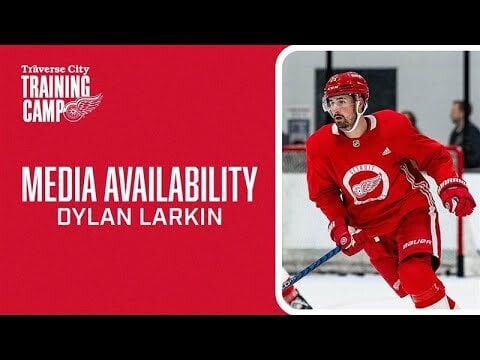 Dylan Larkin Detroit Red Wings Training Camp
