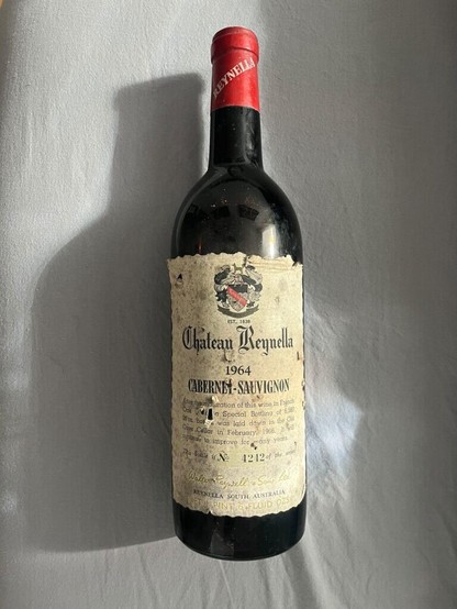 [Question] What would this 1964 South Australian Cabernet Sauvignon be worth?