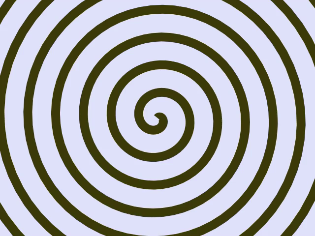 Animated spiral.