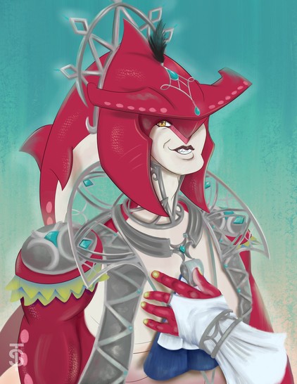King Sidon portrait. Made early September 2023.