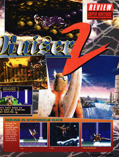 Review for Actraiser 2 on Super Nintendo from Nintendo Magazine System 17 - February 1994 (UK)

score: 92%