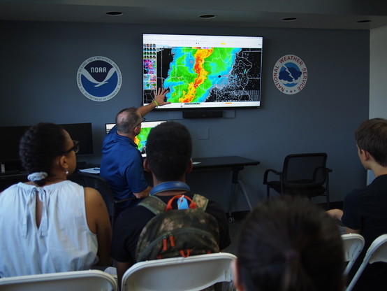 Fred Glass explains how the National Weather Service responded to a tornado in 2021.