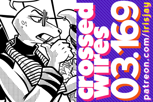 New CROSSED WIRES comic pages!