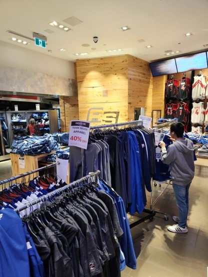Real Sports Apparel Player Sale at Scotiabank (not sponsored)