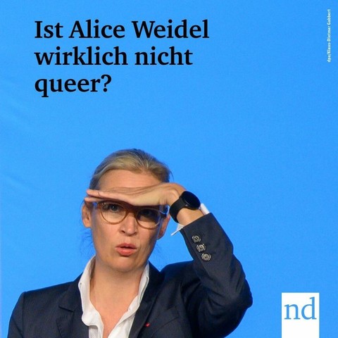 Ist Alice Weidel wirklich nicht queer?