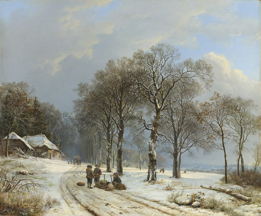 Winter Landscape, Barend Cornelis Koekkoek, 1835 - 1838