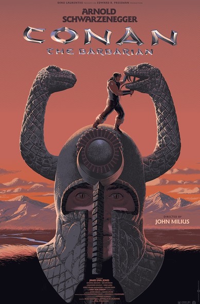 Poster de la pelÃ­cula Conan el bÃ¡rbaro, del ilustrador Laurent Durieux
