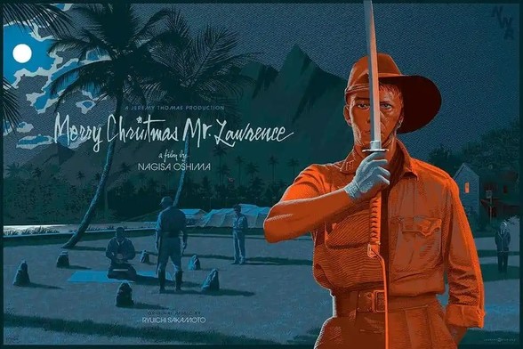 Poster de la pelÃ­cula Feliz Navidad Mr. Lawrence, del ilustrador Laurent Durieux