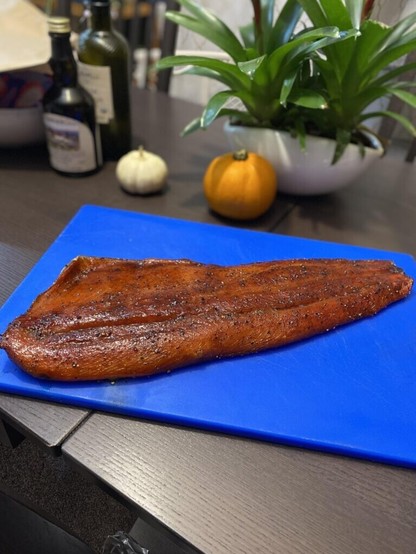 Hot Smoked Coho Salmon