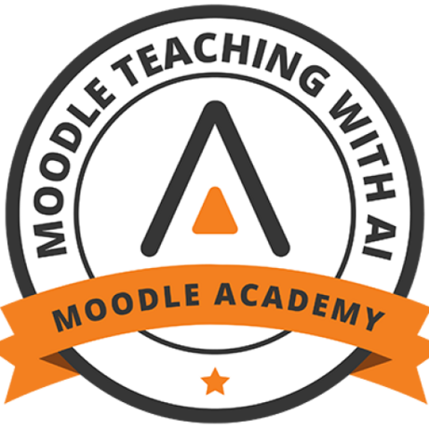 Badge Moodle Teaching with AI