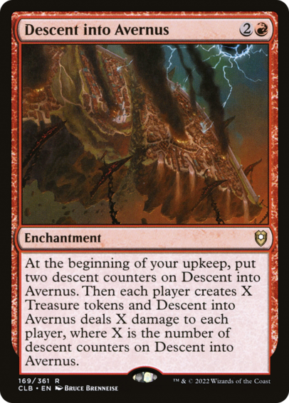 Magic card "Descent into Avernus"