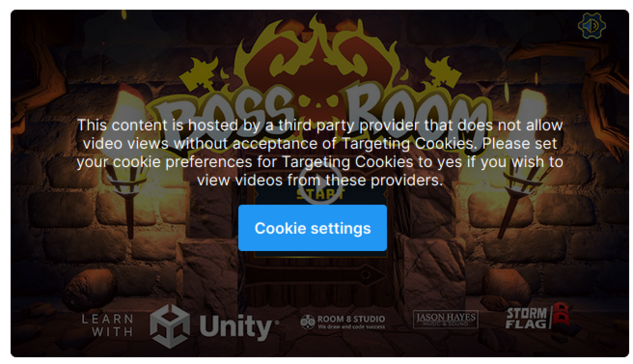 Video tutorial with an overlay: This content is hosted by a third party provider that does not allow video views without acceptance of Targeting Cookies.