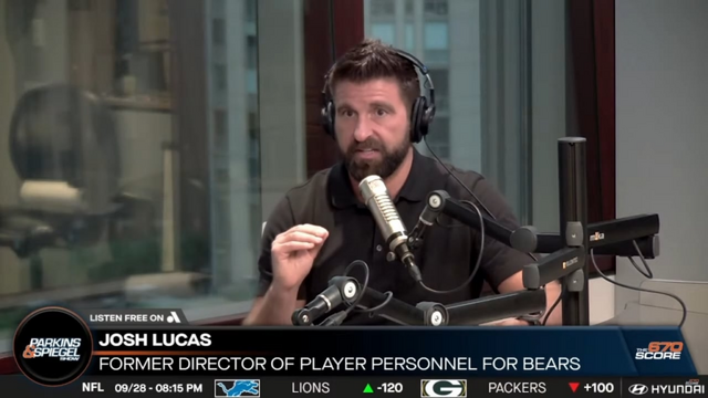 Josh Lucas explains how the Bears front office ranked and decided on Justin Fields during the 2021 NFL Draft