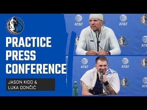 Jason Kidd & Luka Dončić Practice Press Conference | 9/27