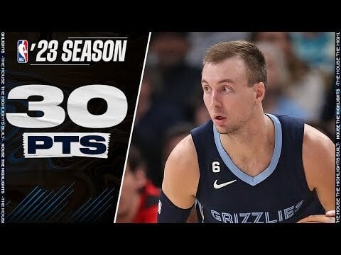 10 days until Grizzlies basketball! Here's #10 'Hot Hand' Luke Kennard nailing a franchise-record 10 threes! (3/24/2023)
