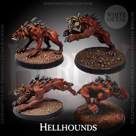 Hellhounds - 4 bodies to choose from, and six random heads