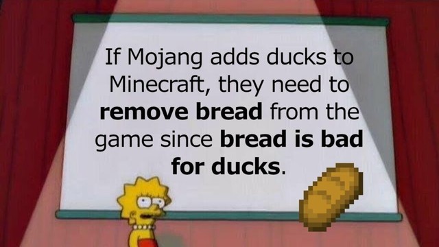 Oh God, the "Ducks in Minecraft" memes are already here.