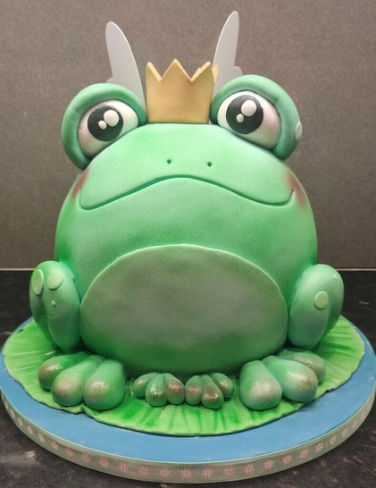 Froggy birthday cake for my daughter