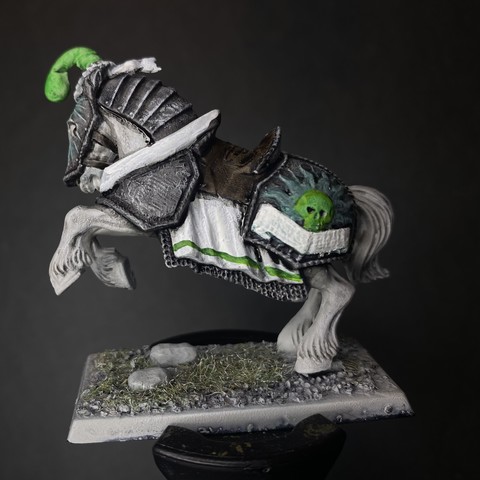 Empire Warhorse. Lots of battered playing, and luminous green skulls.