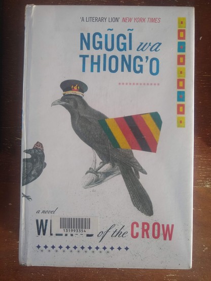Book cover showing crow wearing generals hat.