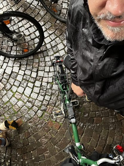 Regen Wetter und Fahrrad