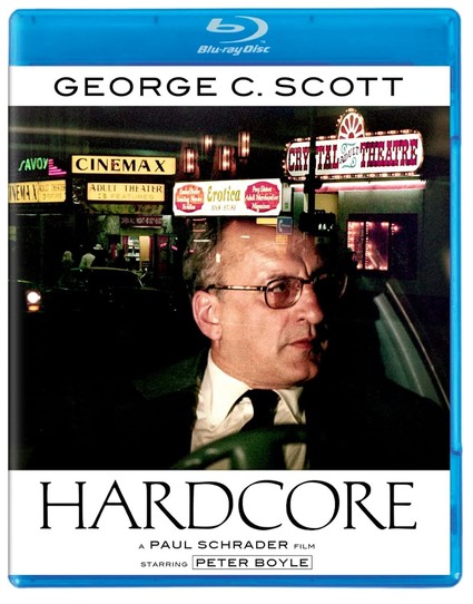 Cover artwork for the Kino Lorber Blu-ray release of "Hardcore" starring George C. Scott