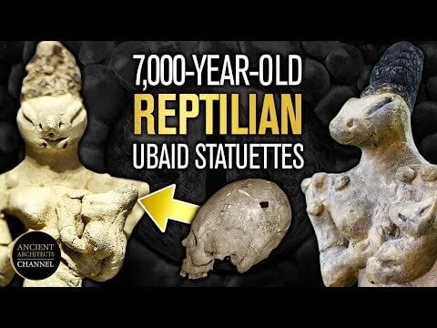 Definitely not 7,000-year-old statues of reptilian aliens from Mesopotamia