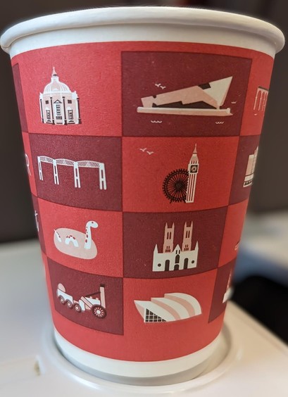 Who can identify all of the UK landmarks / cities on this LNER coffee cup?