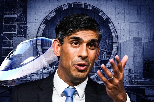 Pressure on Sunak as his own former levelling up minister calls for HS2 to be finished in full