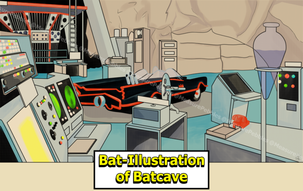 Batcave Illustration (Batman 66) by Gage Stone