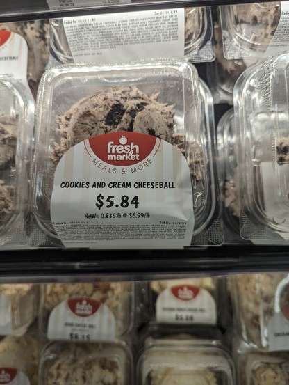 Cookies and Cream cheese balls