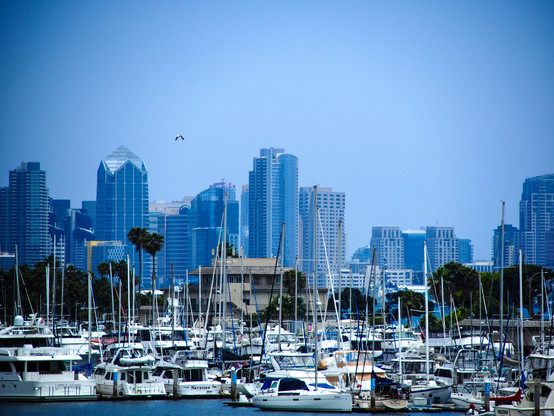 San Diego Bay and skyline