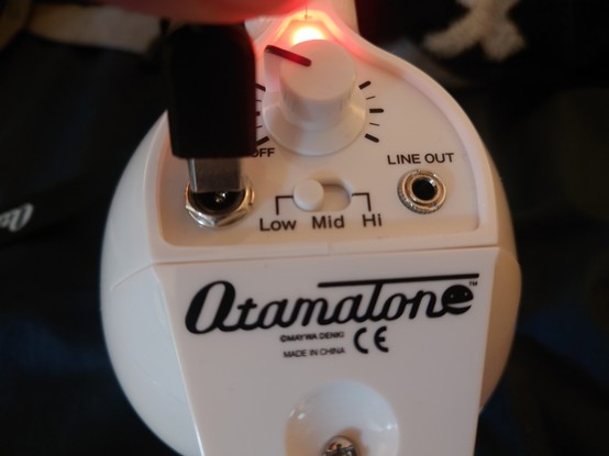 USB C next to Barrel jack on my Otamatone