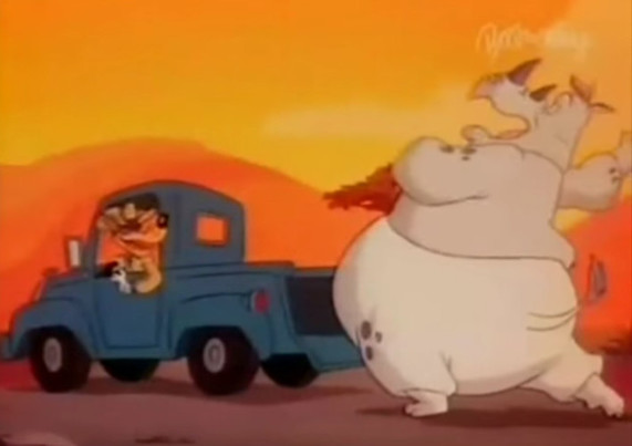 White rhino from the Tom and Jerry Kids show, episode 'Droopys Rhino'.