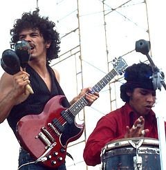 Carlos Santana at Woodstock 69