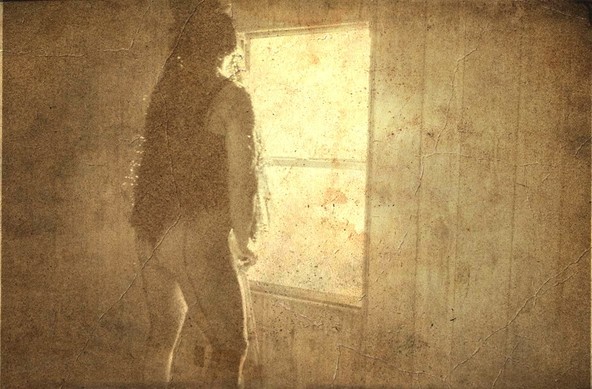 "Seams and Tophat at Window"