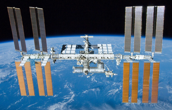image - space station above earth