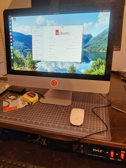 iMac running Ubuntu 23.10