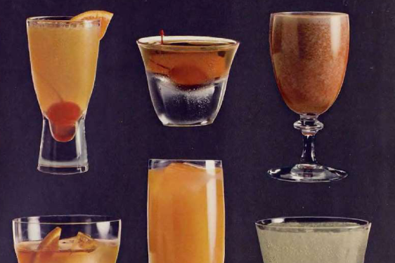 a group of different drinks

This image features an intriguing assortment of beverages, both alcoholic and non-alcoholic, presenting a colorful medley of tastes and textures.
The drinks range from classic cocktails, such as a Bellini and a Screwdriver, to simple orange juice, with some served elegantly in stemware while others are in more casual drinkware.
A few of the drinks are fizzing, creating a lively, effervescent effect, while others remain still.
The drinks' vivid colors, from the orange hue of the juice and cocktails to the more opaque beverages, create a visually engaging scene.
This array of drinks is likely to be found in a bar or party setting, ready to cater to a variety of taste preferences.

#photography #illustration #madman #nocontext #sfw #drink #drinkware #cocktail #beverage #juice #barware #alcoholicbeverage #stemware #alcohol #classiccocktail #orangedrink #aparitif #bellini #fizz #screwdriver #glass #non-alcoholicbeverage #fuzzynavel #orangejuice #container #orange #cup #indoor #food 

https://nocontext.loener.nl/fullpage/01-January1958-Page-019.png