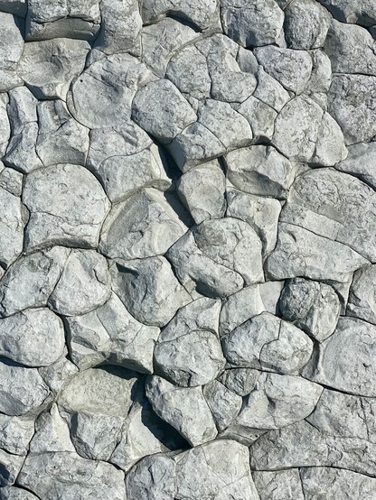 Closer view of pattern of cracks